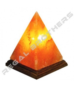 Himalayan Crystal Pyramid Salt Lamp 
