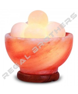 Himalayan Crystal Firebowl With Decor Balls