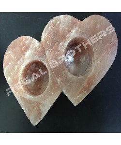 Twin Heart Tealight Candle