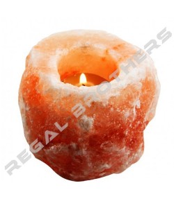 Himalayan Crystal Natural Tealight Candle Holder 1 - 1.5kg