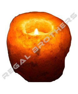 Himalayan Crystal Natural Tealight Candle Holder 0.5 - 1kg