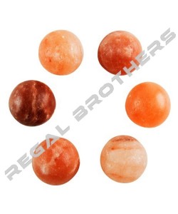 Himalayan Crystal Round Ball Massage Salt Stone 