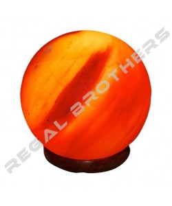 Himalayan Crystal Round Salt Lamp